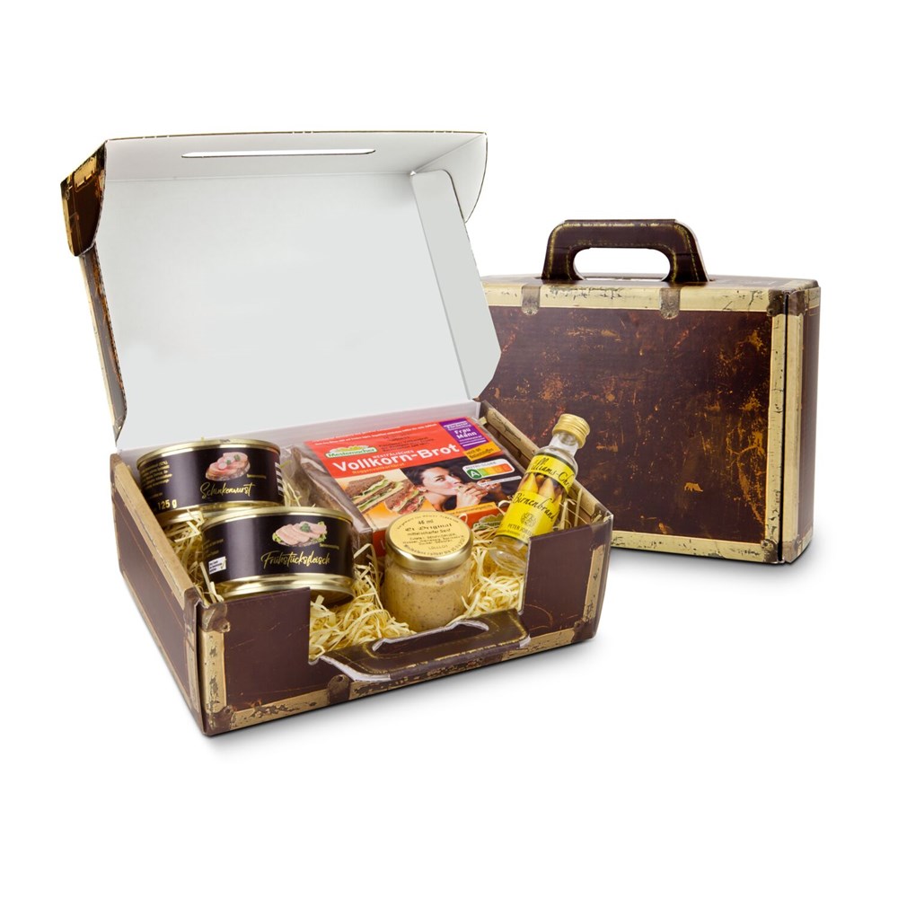 Gefüllter Reisekoffer