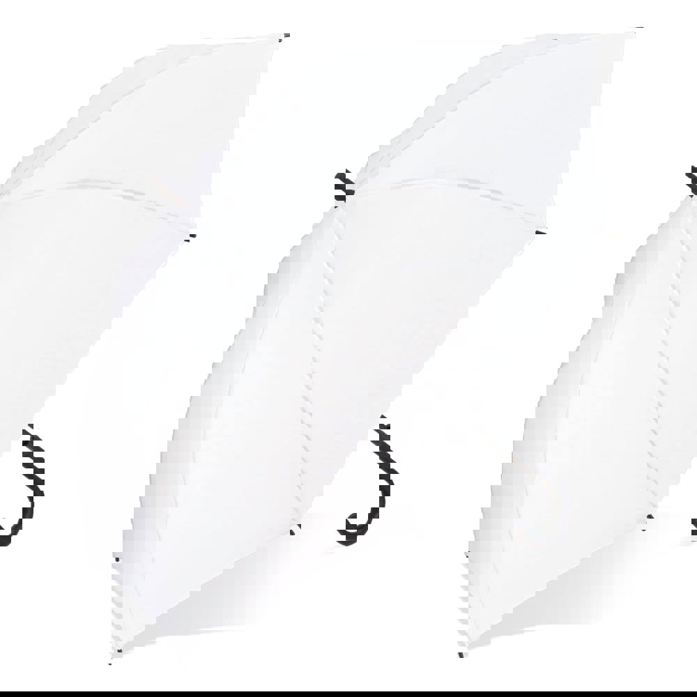 Verdure 190T Pongee 23" windproof Hakenschirm Auto open - weiss