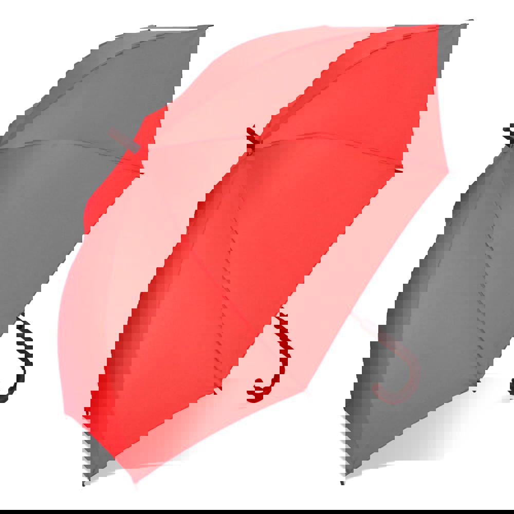 Verdure 190T Pongee 23" windproof Hakenschirm Auto open - Rot