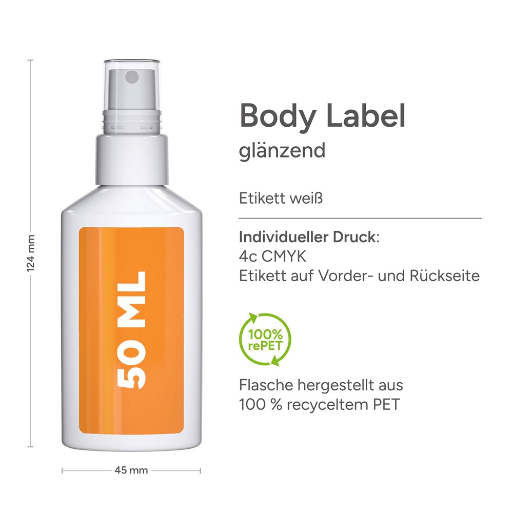Smartphone & Arbeitsplatz-Reiniger, 50 ml, Body Label