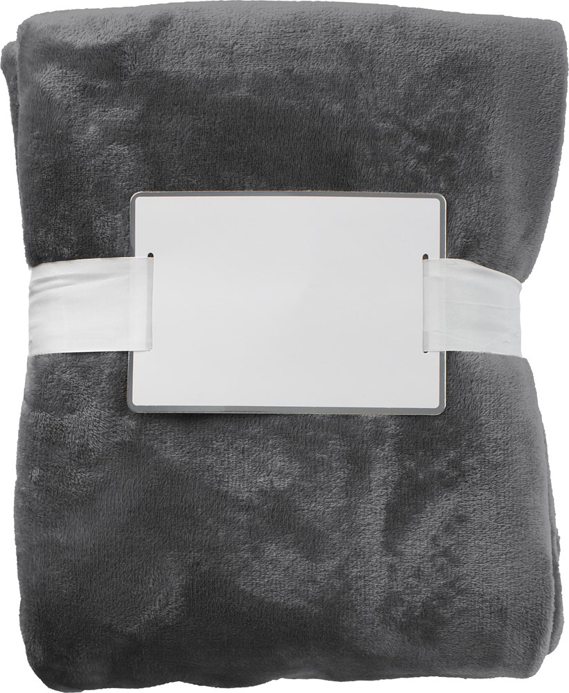 Decke aus Flanellvlies (280 gr/m²) Sean - grau