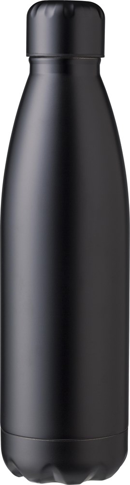 Doppelwandige Edelstahlflasche (500 ml) Amara - schwarz