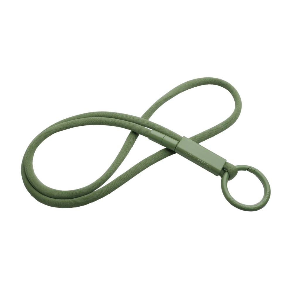 Tubyard Lanyard mit Band aus recyceltem Kunststoff - olive