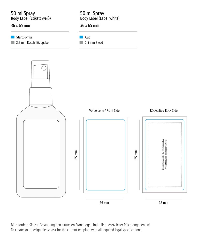 Smartphone & Arbeitsplatz-Reiniger, 50 ml, Body Label