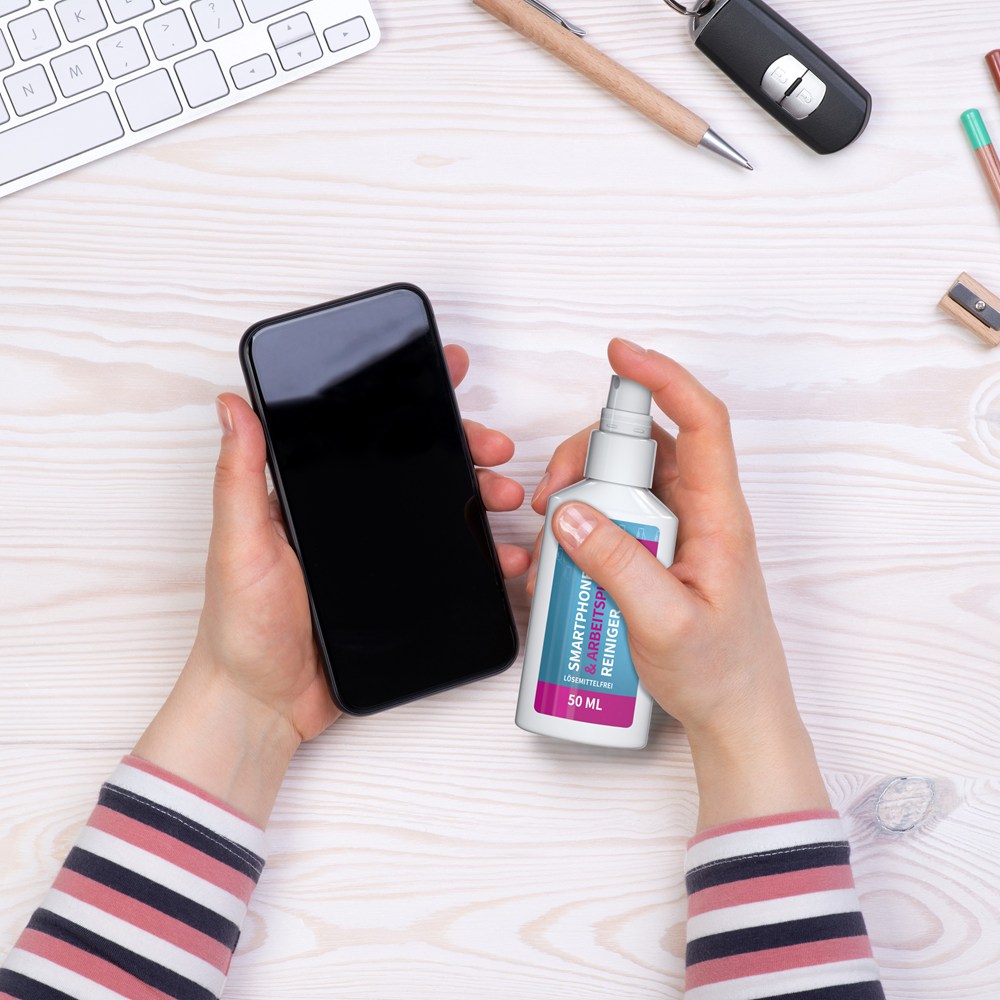 Smartphone & Arbeitsplatz-Reiniger, 50 ml, Body Label